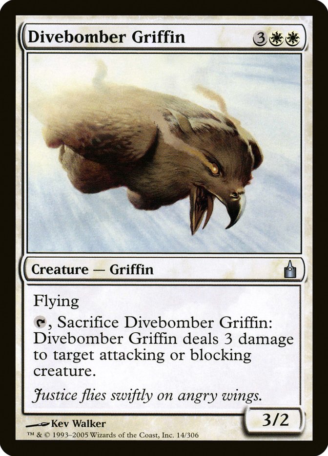 Divebomber Griffin [Ravnica: City of Guilds] MTG Single Magic: The Gathering    | Red Claw Gaming