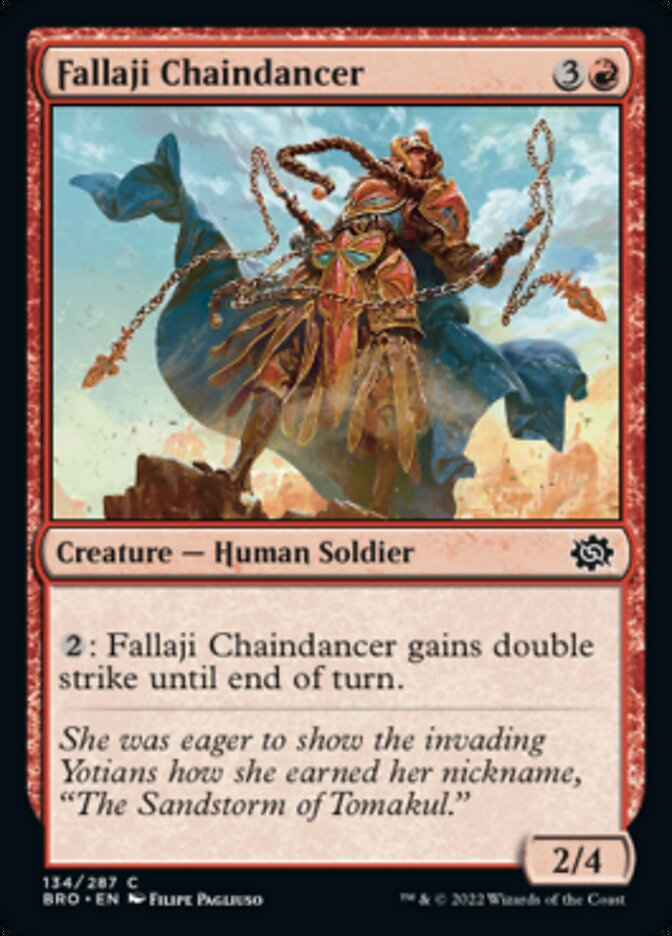 Fallaji Chaindancer [The Brothers' War] MTG Single Magic: The Gathering    | Red Claw Gaming