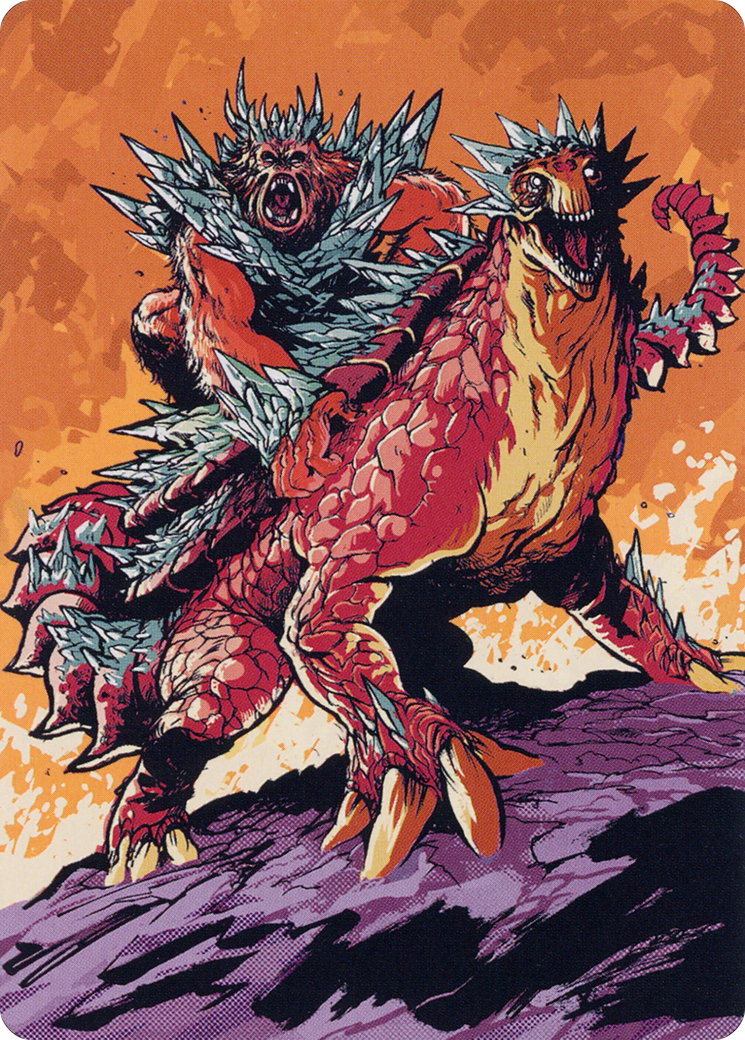 Kogla and Yidaro Art Card [March of the Machine Art Series] MTG Single Magic: The Gathering    | Red Claw Gaming