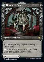 Egon, God of Death // Throne of Death (Showcase) [Kaldheim] MTG Single Magic: The Gathering    | Red Claw Gaming