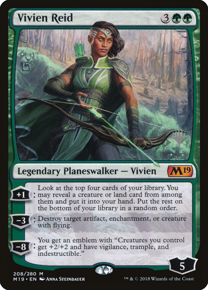 Vivien Reid (Promo Pack) [Core Set 2019 Promos] MTG Single Magic: The Gathering    | Red Claw Gaming