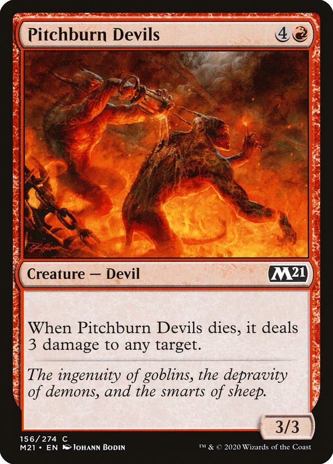 Pitchburn Devils [Core Set 2021] MTG Single Magic: The Gathering    | Red Claw Gaming