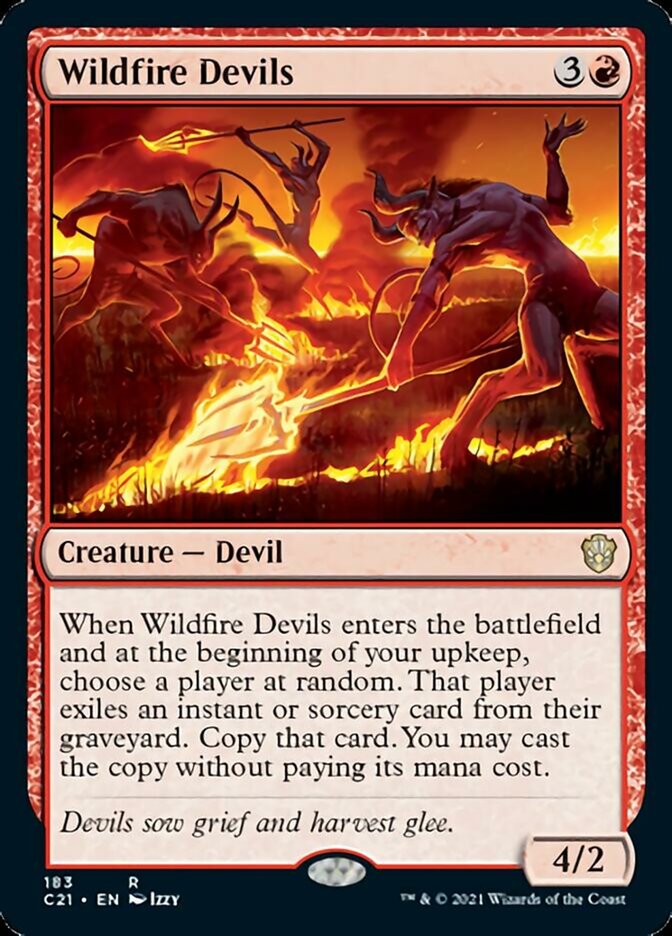 Wildfire Devils [Commander 2021] MTG Single Magic: The Gathering    | Red Claw Gaming