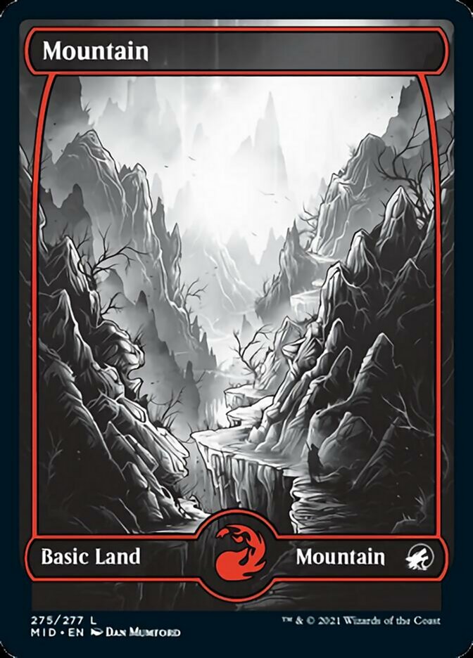 Mountain (275) [Innistrad: Midnight Hunt] MTG Single Magic: The Gathering    | Red Claw Gaming