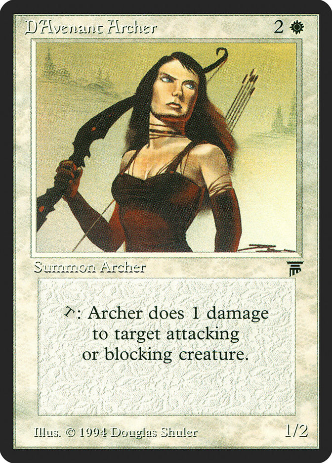 D'Avenant Archer [Legends] MTG Single Magic: The Gathering    | Red Claw Gaming