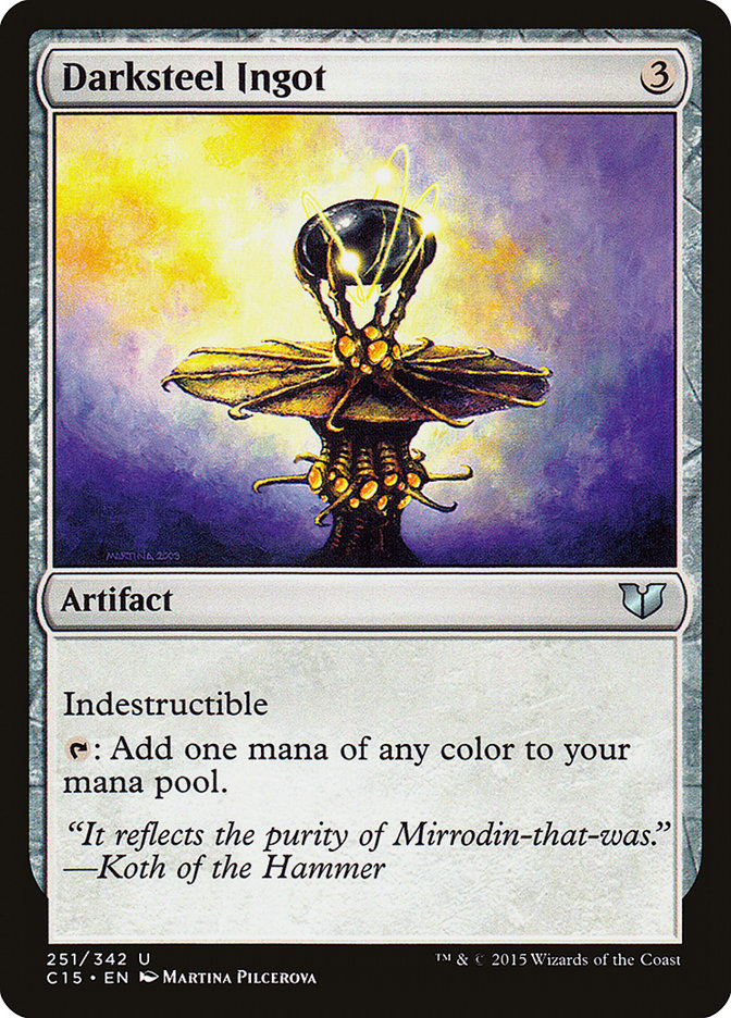 Darksteel Ingot [Commander 2015] MTG Single Magic: The Gathering    | Red Claw Gaming