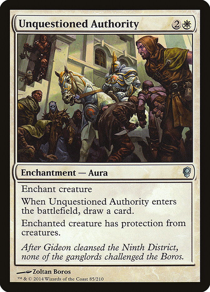 Unquestioned Authority [Conspiracy] MTG Single Magic: The Gathering    | Red Claw Gaming