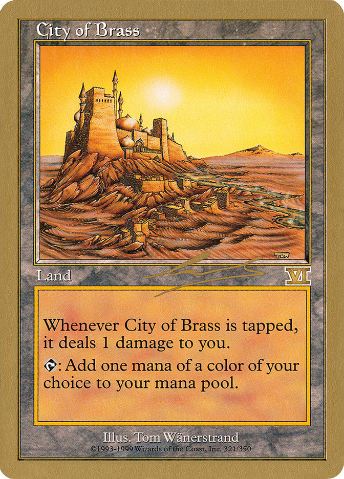 City of Brass (Nicolas Labarre) [World Championship Decks 2000] MTG Single Magic: The Gathering    | Red Claw Gaming