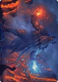 Aegar, the Freezing Flame Art Card [Kaldheim Art Series] MTG Single Magic: The Gathering    | Red Claw Gaming