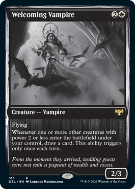Welcoming Vampire [Innistrad: Double Feature] MTG Single Magic: The Gathering    | Red Claw Gaming