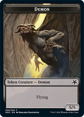 Bird Illusion // Demon Double-Sided Token [Game Night: Free-for-All Tokens] MTG Single Magic: The Gathering    | Red Claw Gaming