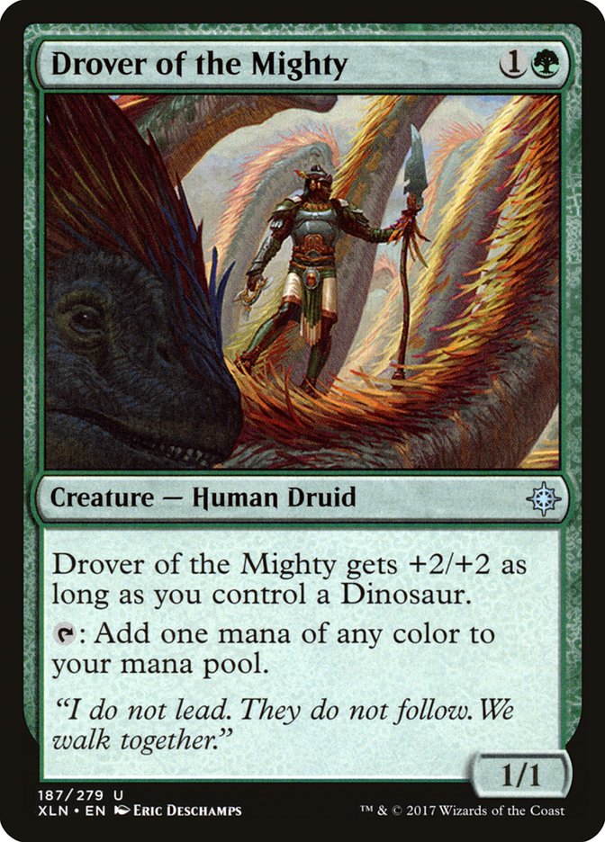 Drover of the Mighty [Ixalan] MTG Single Magic: The Gathering    | Red Claw Gaming