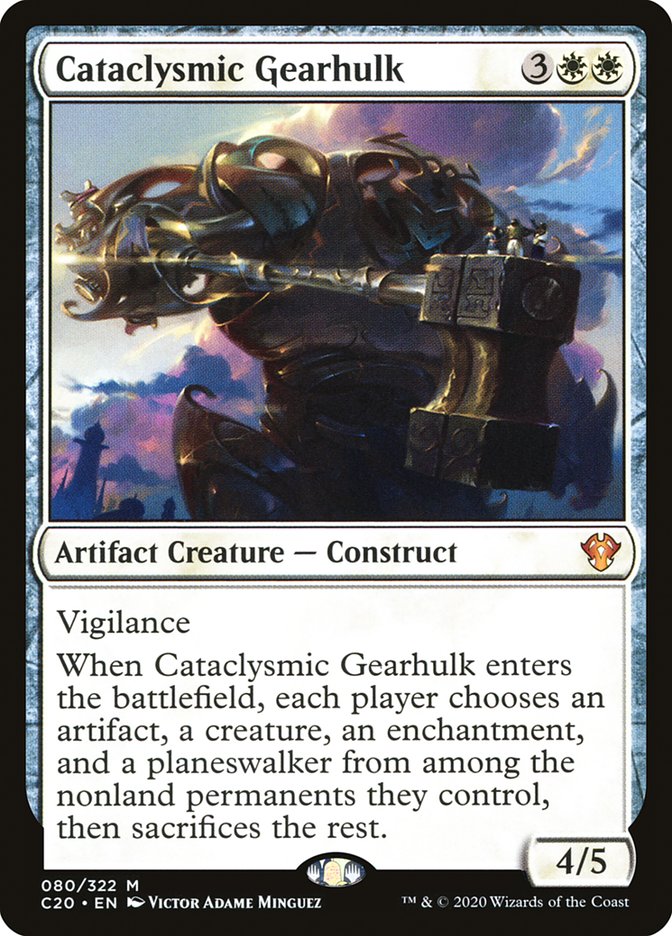 Cataclysmic Gearhulk [Commander 2020] MTG Single Magic: The Gathering    | Red Claw Gaming