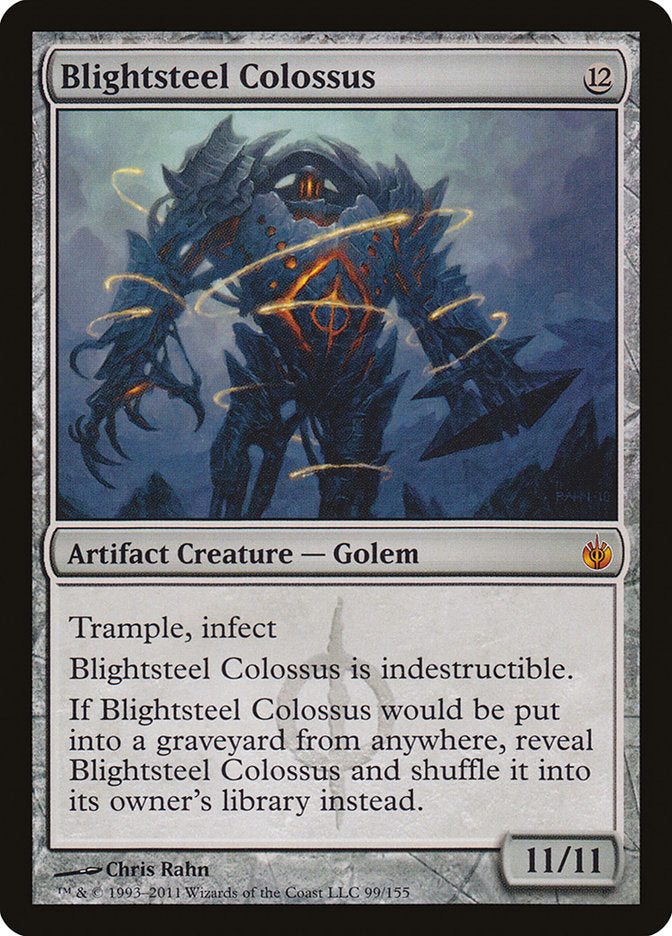 Blightsteel Colossus [Mirrodin Besieged] MTG Single Magic: The Gathering    | Red Claw Gaming