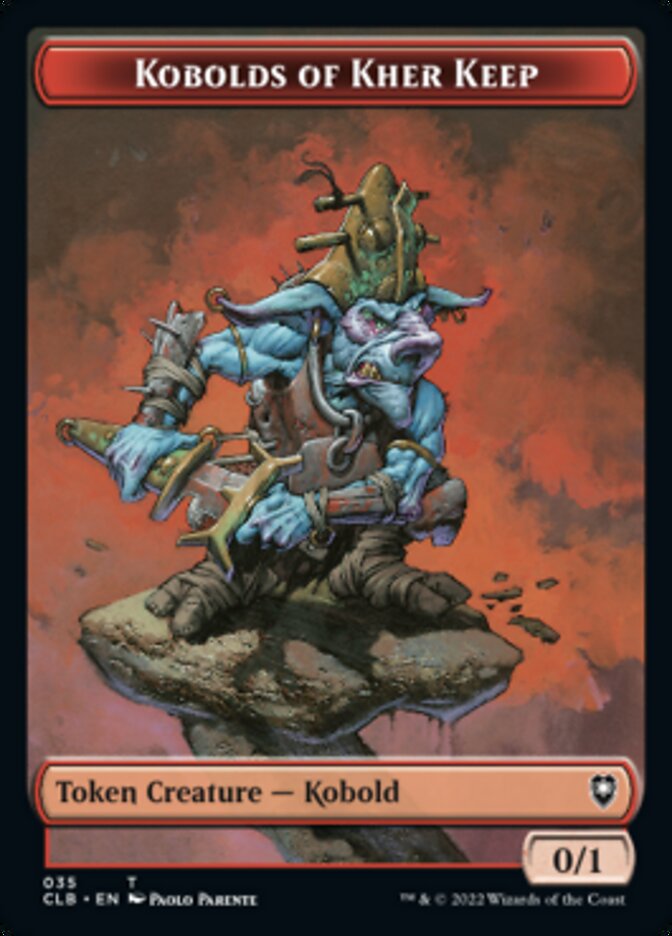 Kobolds of Kher Keep // Treasure Double-Sided Token [Commander Legends: Battle for Baldur's Gate Tokens] MTG Single Magic: The Gathering    | Red Claw Gaming