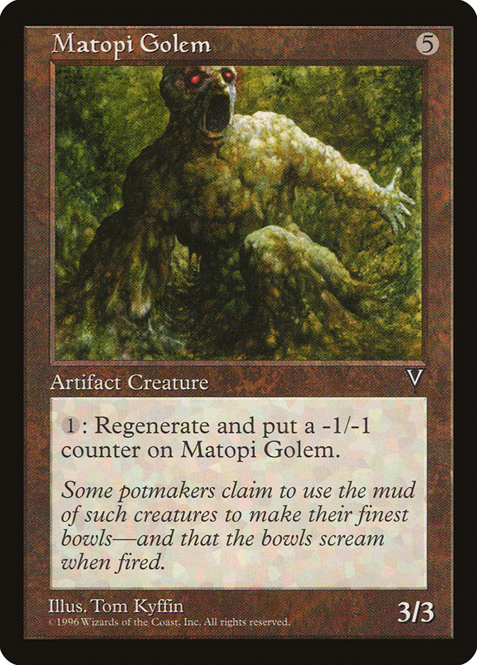 Matopi Golem [Visions] MTG Single Magic: The Gathering    | Red Claw Gaming