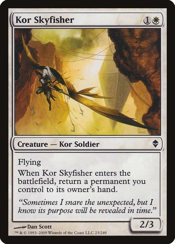 Kor Skyfisher [Zendikar] MTG Single Magic: The Gathering    | Red Claw Gaming