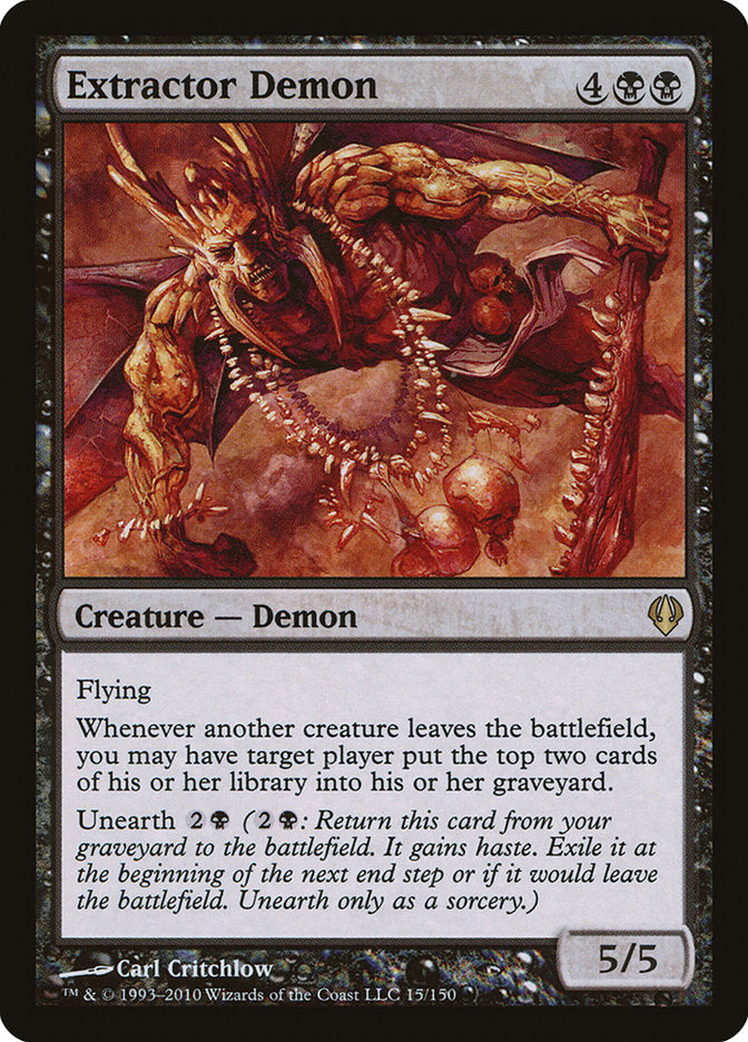 Extractor Demon [Archenemy] MTG Single Magic: The Gathering    | Red Claw Gaming