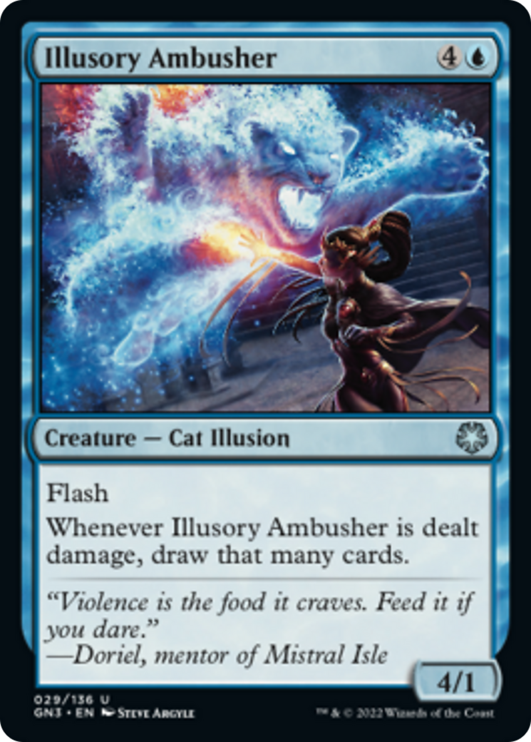 Illusory Ambusher [Game Night: Free-for-All] MTG Single Magic: The Gathering    | Red Claw Gaming