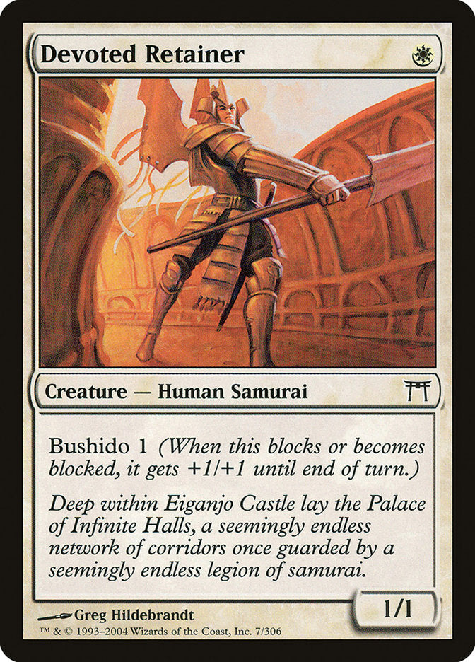 Devoted Retainer [Champions of Kamigawa] MTG Single Magic: The Gathering    | Red Claw Gaming