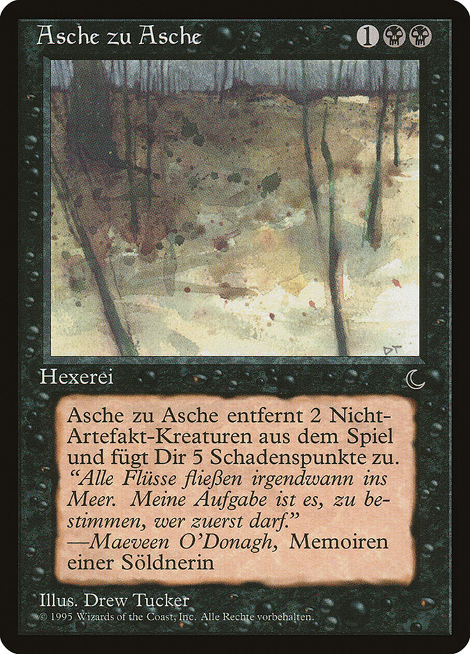 Ashes to Ashes (German) - "Asche zu Asche" [Renaissance] MTG Single Magic: The Gathering    | Red Claw Gaming