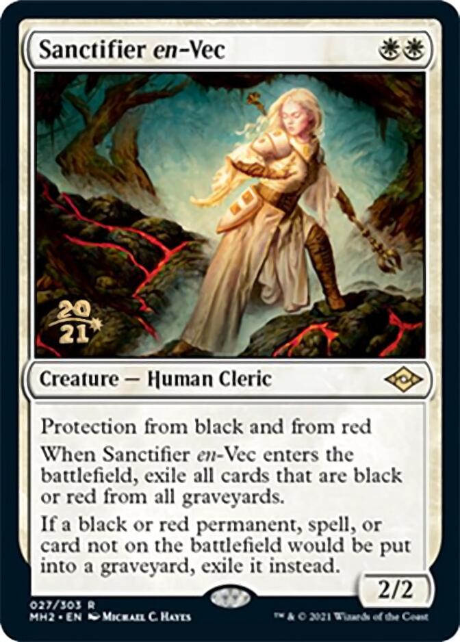 Sanctifier en-Vec [Modern Horizons 2 Prerelease Promos] MTG Single Magic: The Gathering    | Red Claw Gaming