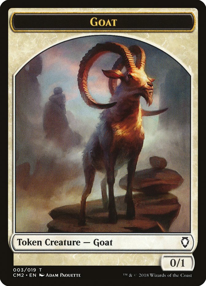 Goat Token [Commander Anthology Volume II Tokens] MTG Single Magic: The Gathering    | Red Claw Gaming