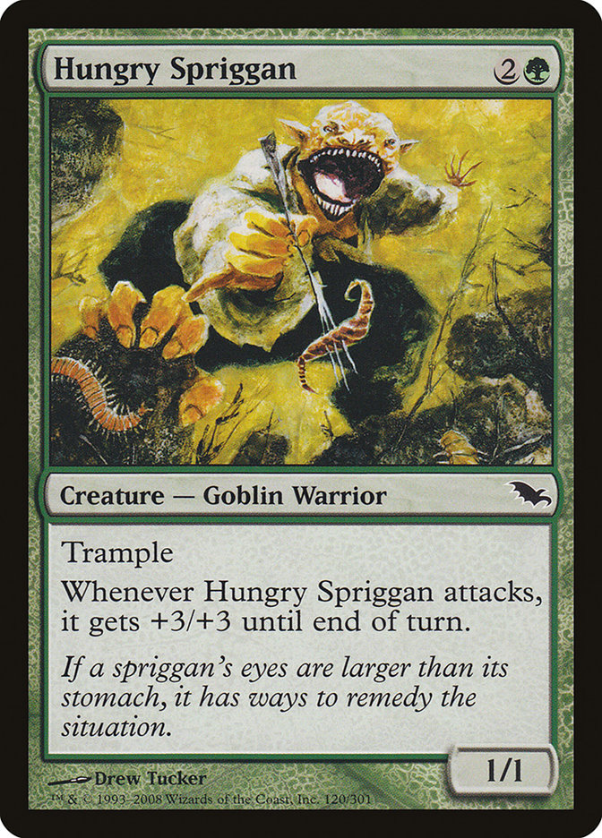 Hungry Spriggan [Shadowmoor] MTG Single Magic: The Gathering    | Red Claw Gaming