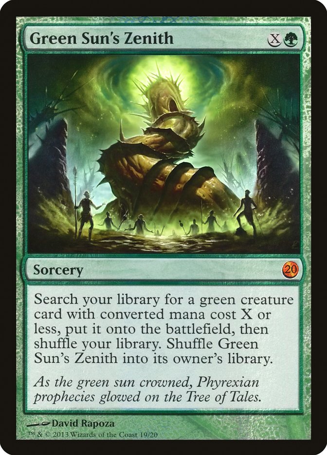 Green Sun's Zenith [From the Vault: Twenty] MTG Single Magic: The Gathering    | Red Claw Gaming
