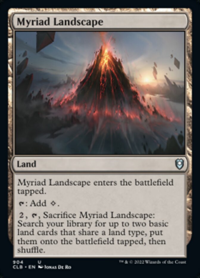 Myriad Landscape [Commander Legends: Battle for Baldur's Gate] MTG Single Magic: The Gathering    | Red Claw Gaming