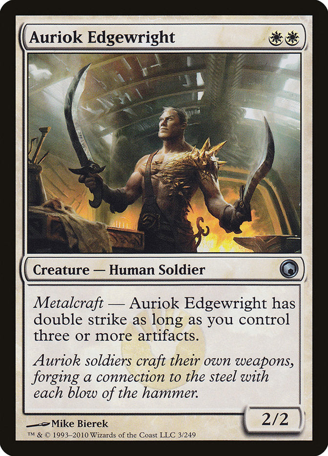 Auriok Edgewright [Scars of Mirrodin] MTG Single Magic: The Gathering    | Red Claw Gaming