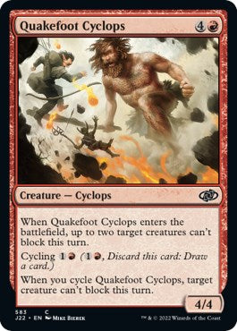 Quakefoot Cyclops [Jumpstart 2022] MTG Single Magic: The Gathering    | Red Claw Gaming