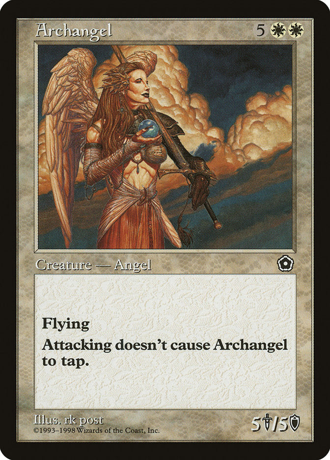 Archangel [Portal Second Age] MTG Single Magic: The Gathering    | Red Claw Gaming