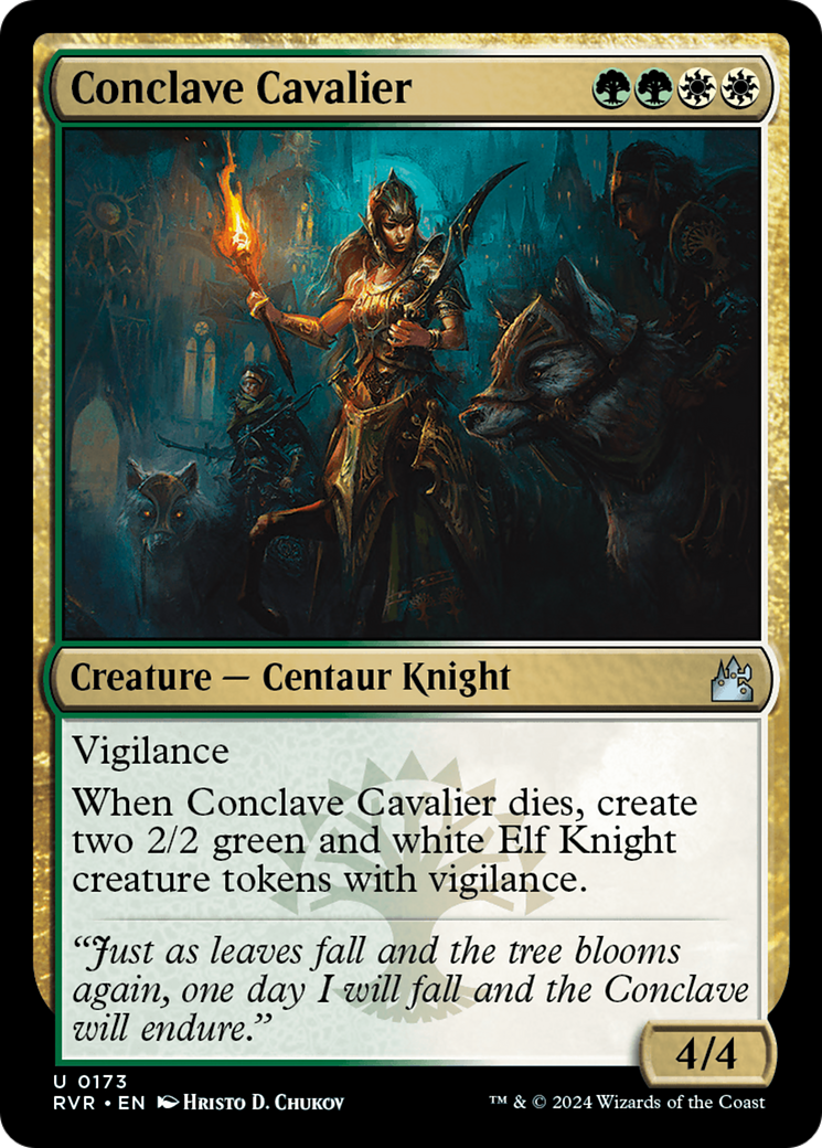 Conclave Cavalier [Ravnica Remastered] MTG Single Magic: The Gathering    | Red Claw Gaming