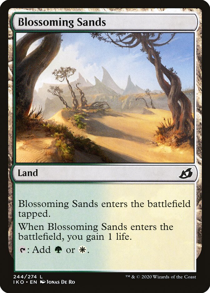 Blossoming Sands [Ikoria: Lair of Behemoths] MTG Single Magic: The Gathering    | Red Claw Gaming