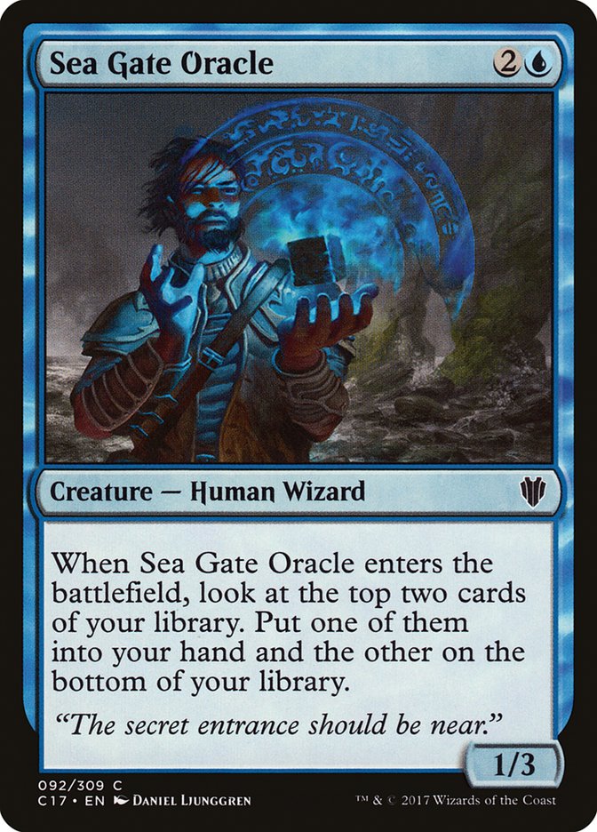 Sea Gate Oracle [Commander 2017] MTG Single Magic: The Gathering    | Red Claw Gaming