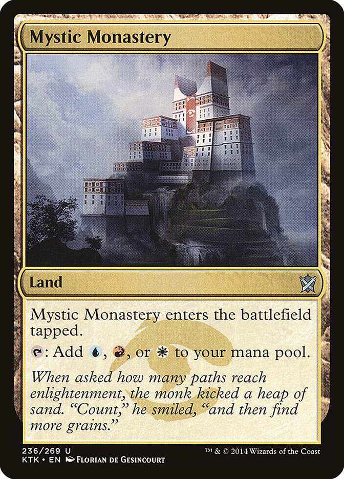 Mystic Monastery [Khans of Tarkir] MTG Single Magic: The Gathering    | Red Claw Gaming