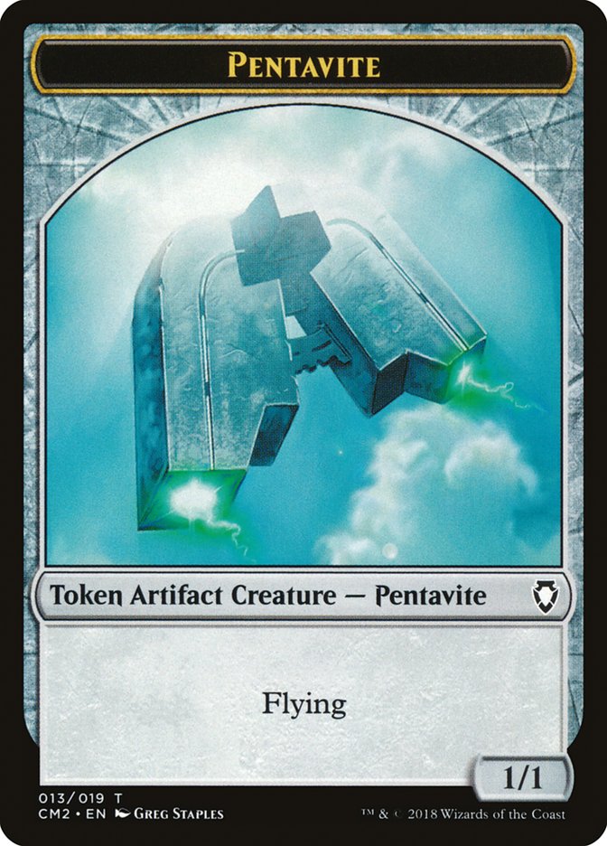 Pentavite Token [Commander Anthology Volume II Tokens] MTG Single Magic: The Gathering    | Red Claw Gaming