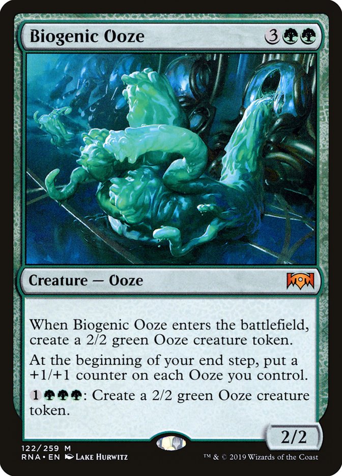 Biogenic Ooze [Ravnica Allegiance] MTG Single Magic: The Gathering    | Red Claw Gaming