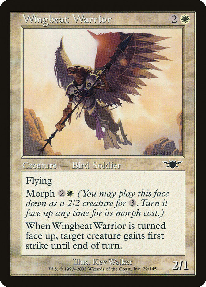 Wingbeat Warrior [Legions] MTG Single Magic: The Gathering    | Red Claw Gaming