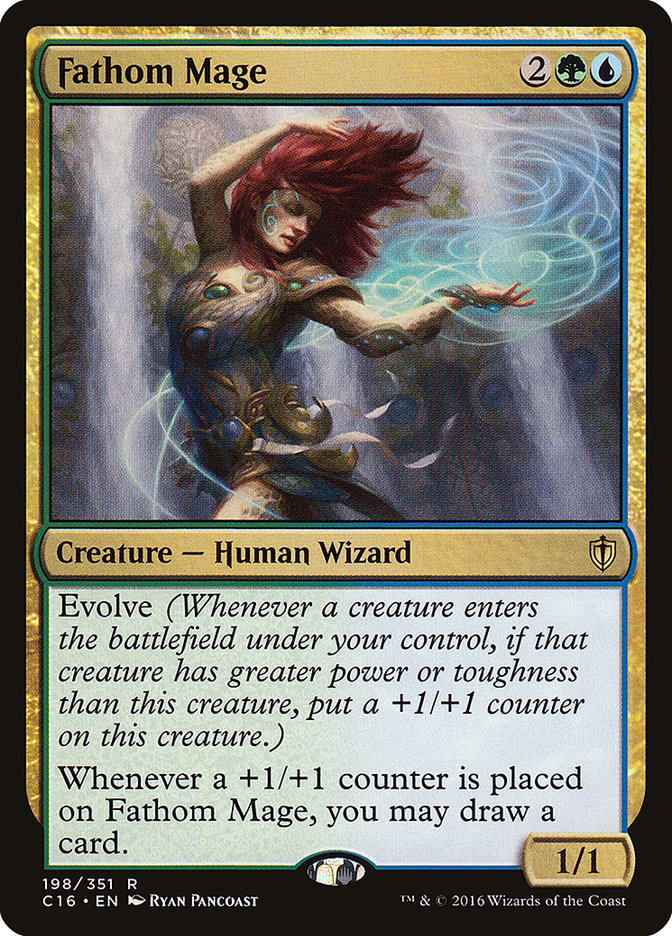 Fathom Mage [Commander 2016] MTG Single Magic: The Gathering    | Red Claw Gaming