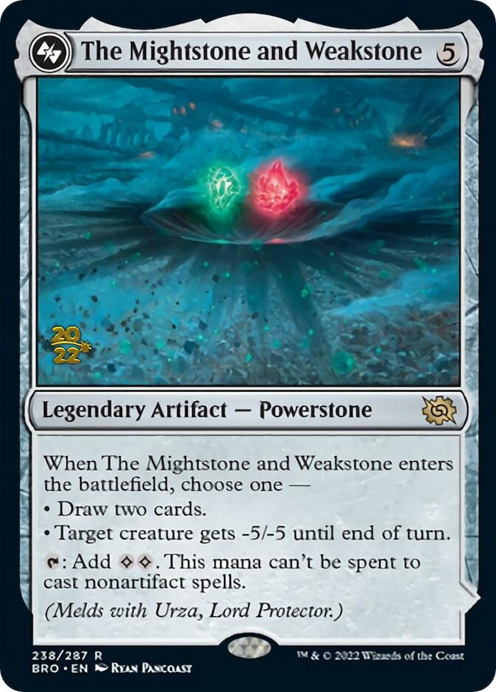 The Mightstone and Weakstone [The Brothers' War Prerelease Promos] MTG Single Magic: The Gathering    | Red Claw Gaming