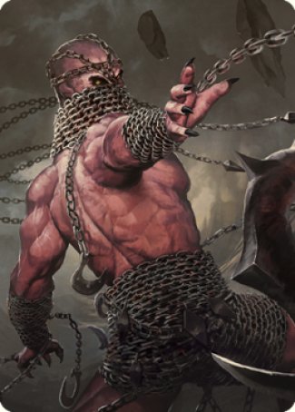 Chain Devil Art Card [Commander Legends: Battle for Baldur's Gate Art Series] MTG Single Magic: The Gathering    | Red Claw Gaming