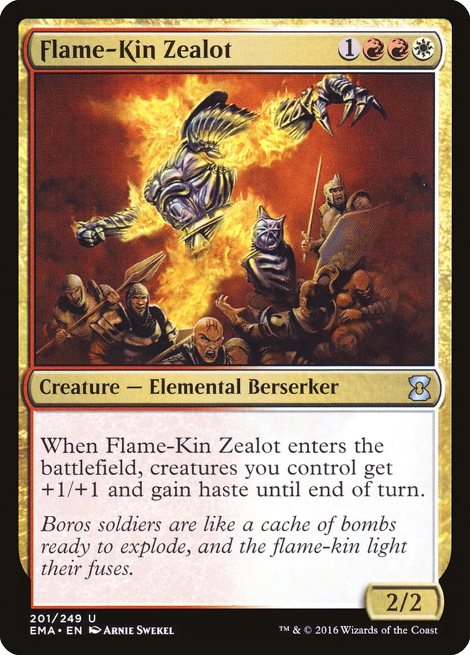 Flame-Kin Zealot [Eternal Masters] MTG Single Magic: The Gathering    | Red Claw Gaming