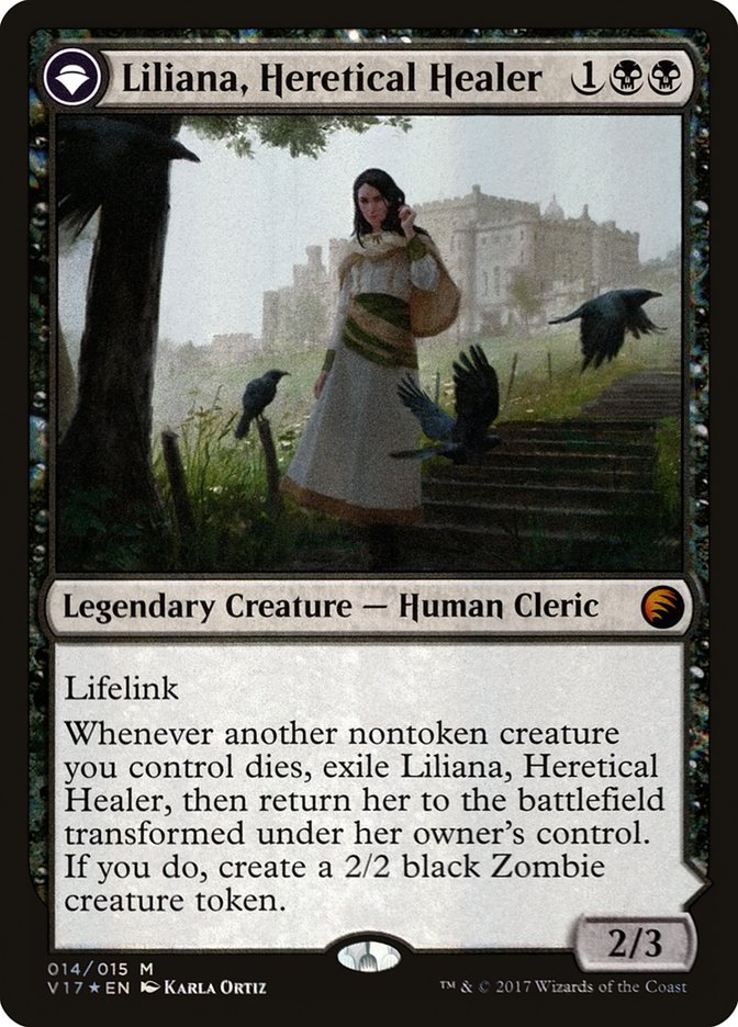 Liliana, Heretical Healer // Liliana, Defiant Necromancer [From the Vault: Transform] MTG Single Magic: The Gathering    | Red Claw Gaming