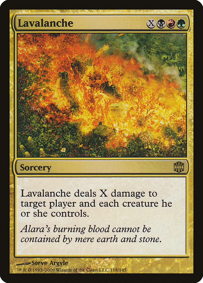 Lavalanche [Alara Reborn] MTG Single Magic: The Gathering    | Red Claw Gaming