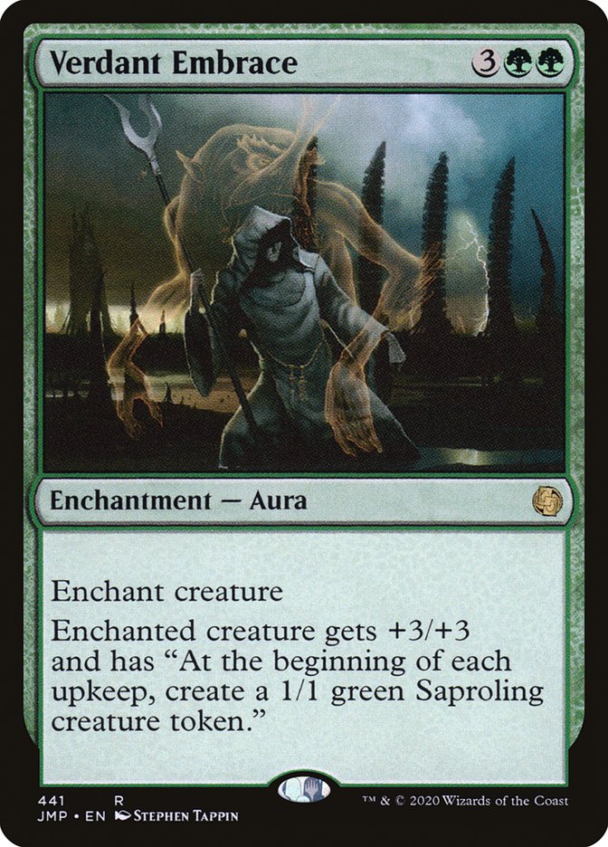 Verdant Embrace [Jumpstart] MTG Single Magic: The Gathering    | Red Claw Gaming