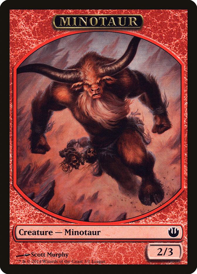 Minotaur Token [League Tokens 2014] MTG Single Magic: The Gathering    | Red Claw Gaming