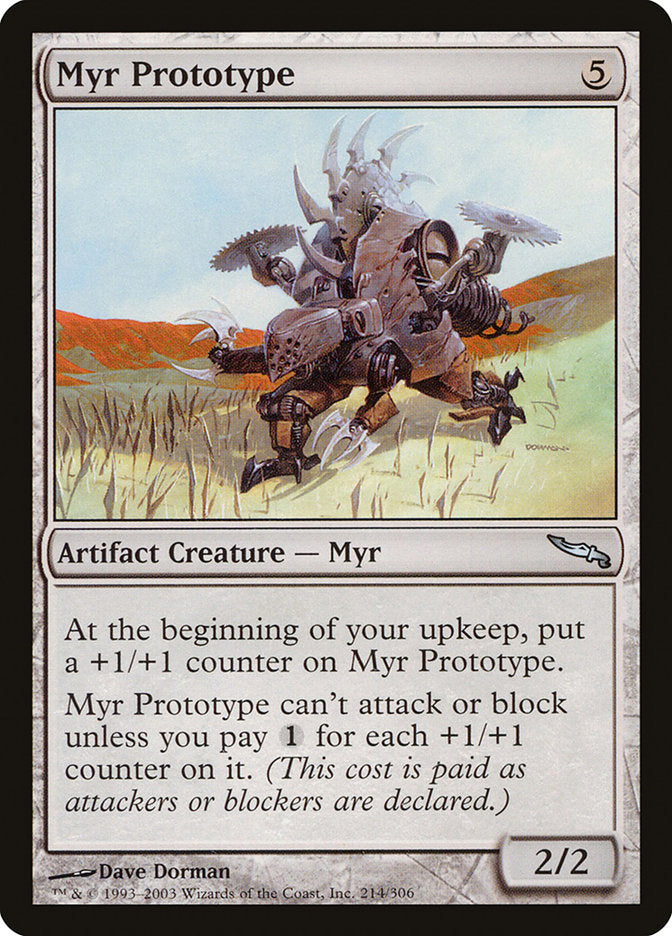 Myr Prototype [Mirrodin] MTG Single Magic: The Gathering    | Red Claw Gaming