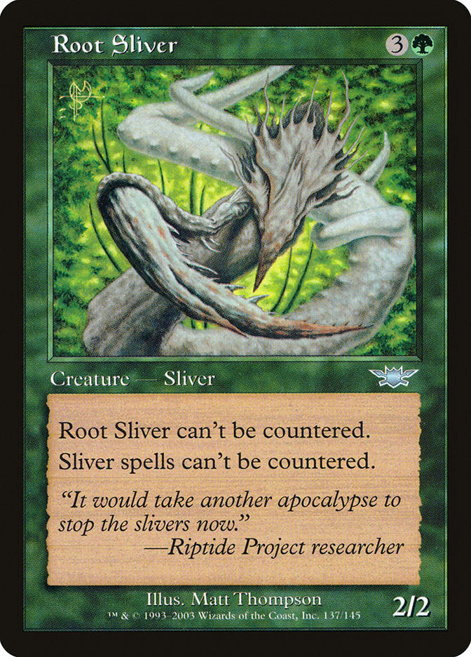 Root Sliver [Legions] MTG Single Magic: The Gathering    | Red Claw Gaming